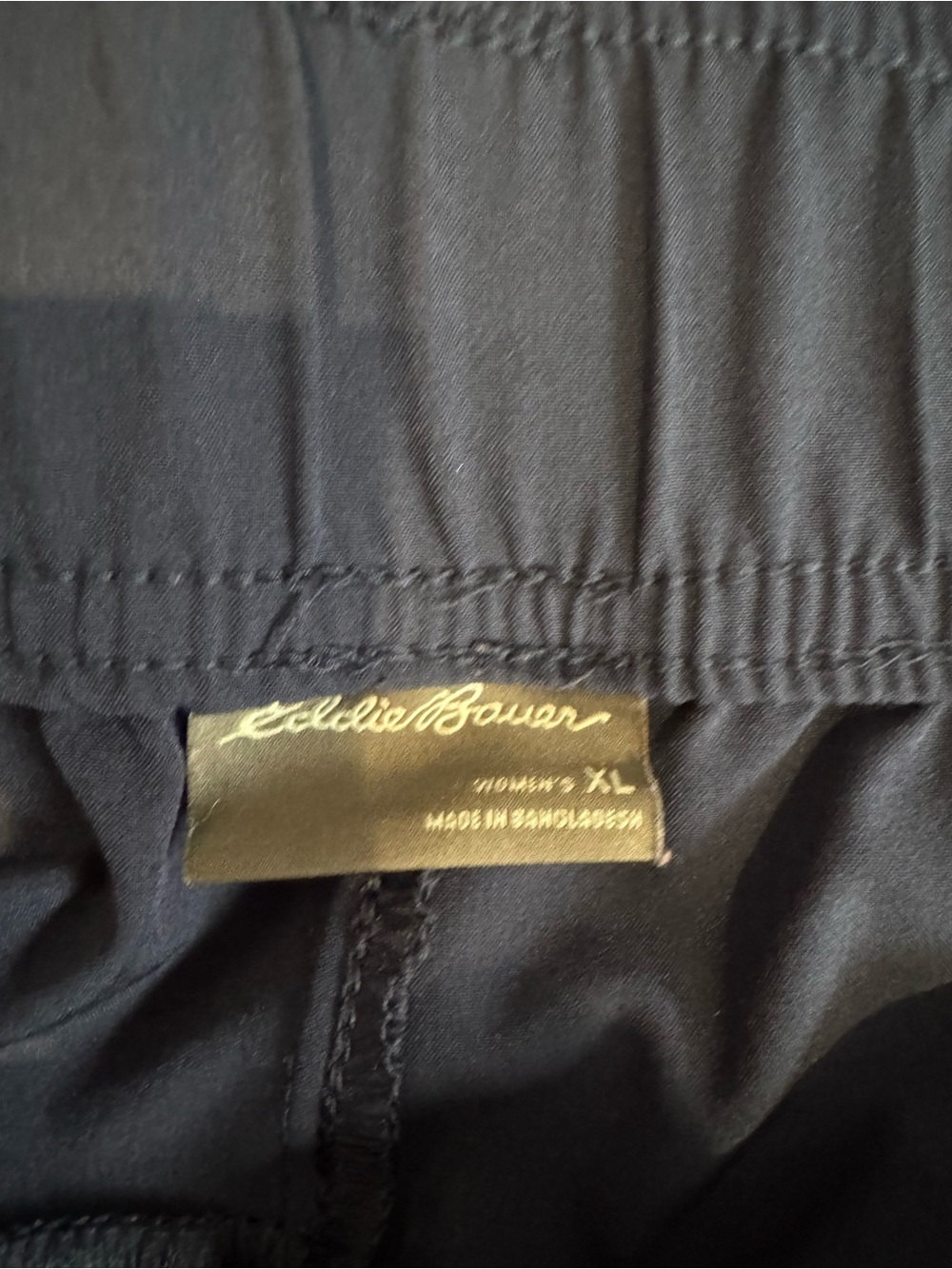 Women’s Eddie Bauer Navy Ankle Travel Pants - Size XL - Picture 4 of 5